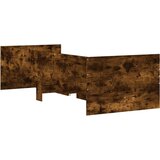  Okvir kreveta s ladicama boja dimljenog hrasta 100 x 200 cm | shoptok.hr