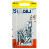 STABILIT Univerzalni kovinski zidni vložek (Premer zidnega vložka: 6 mm, Dolžina zidnega vložka: 32 mm, Primerno za: Trdni gradbeni materiali in zidovi, 14 kos) | Shoptok.si