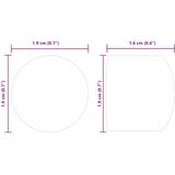  Kapice za odbojkašku stolicu 10 pcs Crna 1,9 x 1,9 x 1,6 cm PP | shoptok.hr