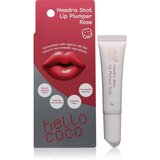 Hello Coco Needra Shot Lip Plumper sijaj za ustnice z učinkom povečanja odtenek Rose 8 g Cene