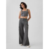 GAP trousers with pockets Baggy Khaki Cargo - Women's Cene