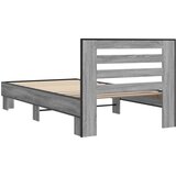  Okvir za krevet boja hrasta 100x200cm konstruirano drvo i metal | shoptok.hr