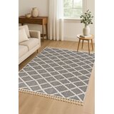 Conceptum Hypnose Tepih Bukle 1409, 100x150 cm, Sivo-Bijeli | Eponuda.ba