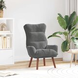  Fotelja Tamno siva 69 x 74 x 93 cm Baršun | shoptok.hr