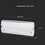  LED svetlo za nuždu IZLAZ U NUŽDI LED/3W/230V IP65 6000K 1200mAh | Eponuda.com