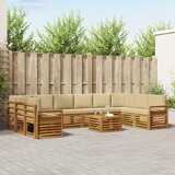  Set vanjskih sofa 11 kom. Prirodna i bež | shoptok.hr