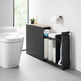 YAMAZAKI Crna metalna kupaonska polica 14x55 cm Tower – | shoptok.hr