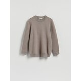 Reserved džemper s visokim udjelom viskoze - boja kave | shoptok.hr