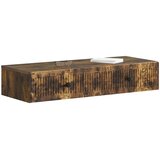 Stolna montirana na zid Dimljeni hrast 87,5 x 34,5 x 17 cm | shoptok.hr