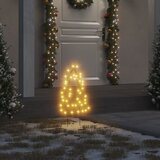 vidaXL Božična svetlobna dekoracija s konicami 3 kos drevo 50 LED 30cm cene