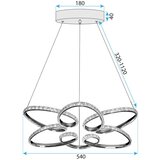 Toolight LED svijetiljka G002-CP CHROME | shoptok.hr