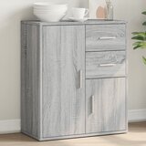  Komoda siva boja hrasta 60x31x70cm od konstruiranog drva | shoptok.hr