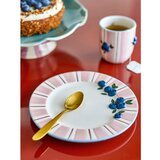 Bloomingville Rožnati/kremno beli desertni krožniki v kompletu 4 ks iz kamenine ø 20,5 cm Carry – | Shoptok.si