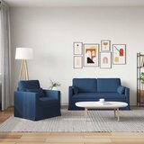  Set sofe 2 pcs Plava 158 x 78 x 80 cm tkanina | shoptok.hr