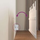 vidaXL Zidno uzglavlje bijelo 140x3x80 cm od masivne borovine | shoptok.hr