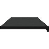  Prozorska klupčica Crno s drvenim uzorkom 160 x 45 x 4,5 cm PVC | shoptok.hr