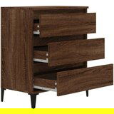  Komoda rjav hrast 60x35x70 cm inženirski les, (20654486) | Shoptok.si