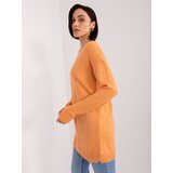 RUE PARIS Sweater-TO-SW-1810.13-light orange | Shoptok.si