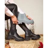 Resti Women's flat heeled boots in blue Alussady | ePonuda.com