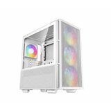 DeepCool gaming ohišje ch560 digital e-atx rgb lcd kaljeno steklo, bela Cene