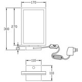  Fabas Luce 3394-30-282 - LED prigušiva stona lampa BARD LED/15W/230V antracit | Eponuda.com