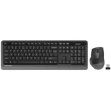 Fstyler bežična tastatura A4-FG1035, YU-LAYOUT + bežični miš USB, siva