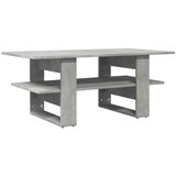 vidaXL Klubska mizica betonsko siva 102x55x42 cm inženirski les | Shoptok.si