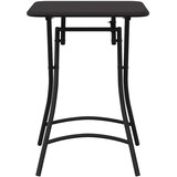 Bistro Stol Antracit 55 x 55 x 72,5 cm Čelik s prahom | shoptok.hr