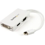 StarTech.com MDP2VGDVHDW prilagodnik za video kabel 0,15 m Mini DisplayPort DVI-D + VGA (D-Sub) + HDMI Bijelo | Shoptok.si