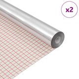 vidaXL Samo-lepilni ogledalni film 60 x 100 cm 2 pcs srebrna PET, (5000215509) Cene