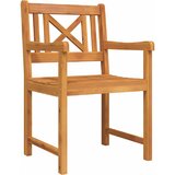  Vrtni set za objed 5 kom. Smeđa Čvrsto drvo akacije 85 x 85 x 74 cm | Shoptok.si
