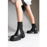 Marjin Ankle Boots - Black - Block Cene'.'