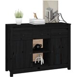  Komoda crna 100 x 35 x 74,5 cm od masivne borovine | Eponuda.ba