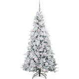 vidaXL Umetno Zložljivo Božično Drevo Zelena 180 cm PE in PVC | Shoptok.si