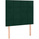  box spring s madracem LED tamnozeleni 80 x 200 cm baršun | shoptok.hr