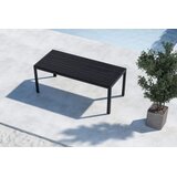 Venture Home Mirko pravokutni vrtni blagovaonski stol 205 × 90 cm, crni | shoptok.hr