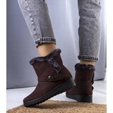 Gemre Brown insulated wedge ankle boots Capo | ePonuda.com