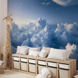  Foto tapeta - Aerial Landscapes: Rays Lighting Up Fluffy Cloud Formations 500x350 | shoptok.hr