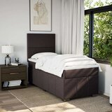 vidaXL Krevet s oprugama i madracem tamnosmeđi 80x200 cm od tkanine | shoptok.hr