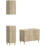 Set za kupaonicu od 3 dijela ARNHEM Hrast sonoma | shoptok.hr