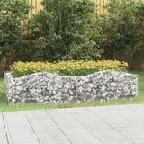 Obokana gabionska visoka greda 200x100x50 cm pocinkano železo