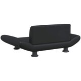 Krevet za pse crni 70 x 45 x 28 cm od umjetne kože | Eponuda.ba
