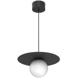  Luster na sajli FLAT 1xE27/15W/230V crne boje | Eponuda.com