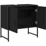  Kupaonski ormarić za sudoper Crni hrast 60 x 30 x 60 cm | shoptok.hr