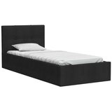  Tapecirani krevet RINO 200x90 crna tkanina | shoptok.hr