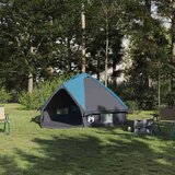  Teepee šator s krovom Plava i siva 490 x 410 x 210 cm | shoptok.hr