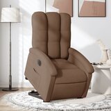 The Living Store Električni naslanjač s funkcijo vstajanja rjavo blago - Električni Naslanjač S Funkcijo Vstajanja, (21572902) | Shoptok.si