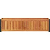  Vrtna sadilica 110 x 30 x 27,5 cm masivno drvo bagrema i čelik | shoptok.hr