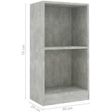  Polica za knjige beton siva 40x24x75 cm konstruirano drvo | Eponuda.ba