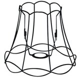 QAZQA Kovinski senčnik črn 25/21 - Granny Frame Cene